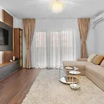 Stylish Gold Accents Apartment *