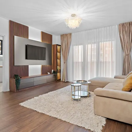 Apartment Stylish Gold Accents *