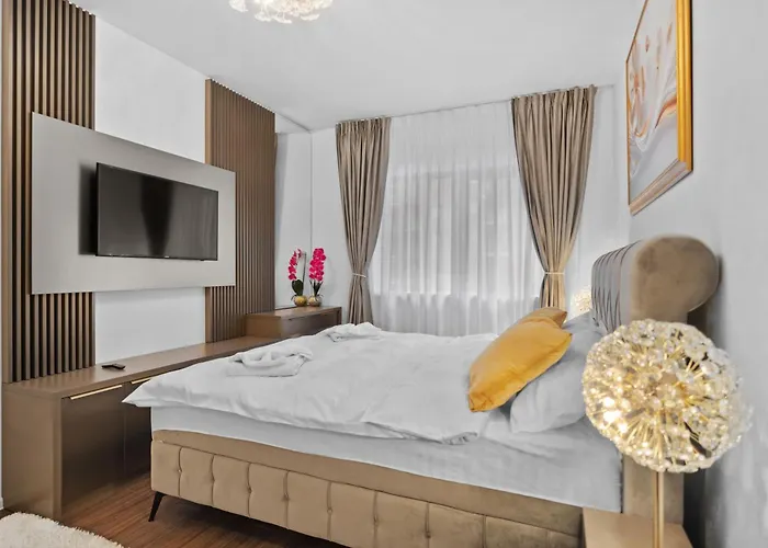 Stylish Gold Accents Bucharest